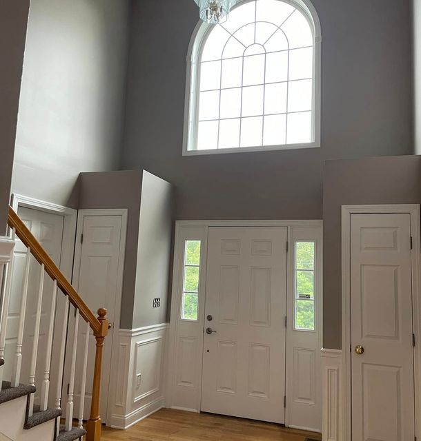 Interior painting project by Roll With It Painting